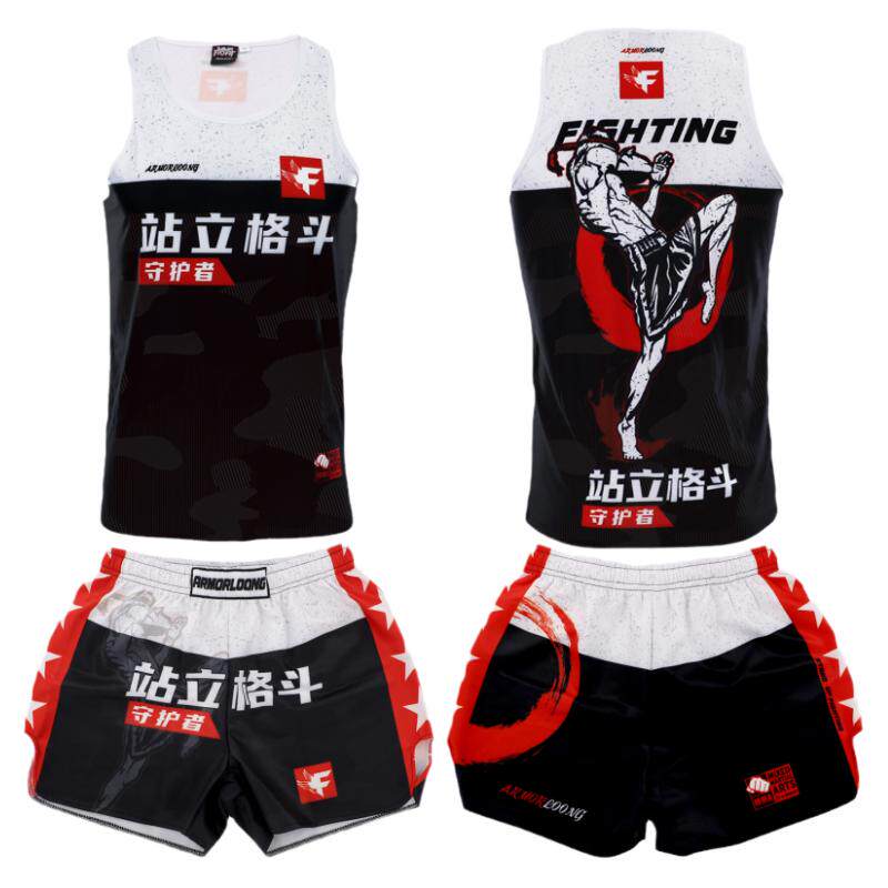 训练服格斗泰拳套装定制拳击服