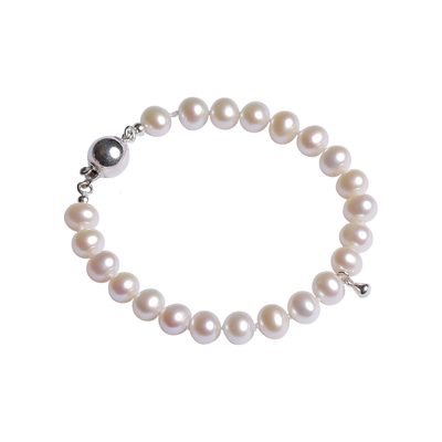 JWOO女真珍珠简约复古小设计手链