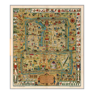 1936年北京故宫紫禁城手绘地图