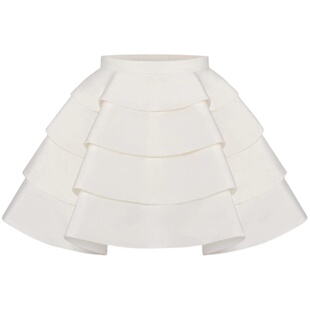 蛋糕裙女2025春夏超火仙女荷叶边百搭a版半身裙短裙伞裙蓬蓬裙裤