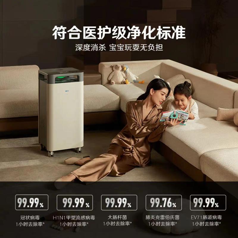 352空气净化器X88C/X88除甲醛除异味过敏雾霾分解双重除除认证菌