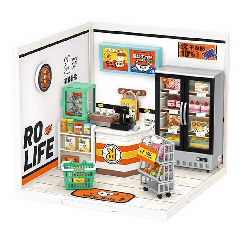 rolife若来超级世界便利店小屋
