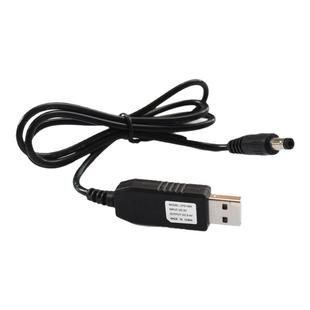 USB升压线 18650锂电池充电线 USB5V转8.4V/12.6V充电线 充满变灯