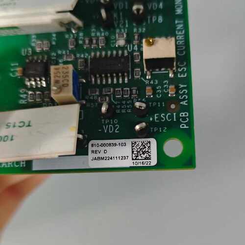 售前询价810-000839-103 ESC电流监控板，，接；议价