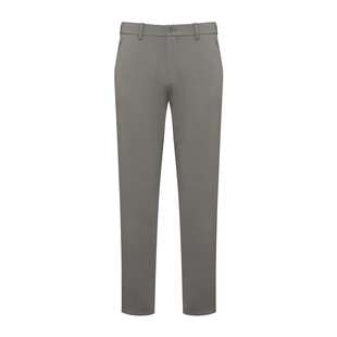 BONI/堡尼新品浅灰色平纹锦纶混纺男休闲裤商务男士长裤KN284131B