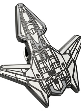 合金珐琅空天母舰飞机徽章航展战机胸针学生军迷收藏纪念品配饰