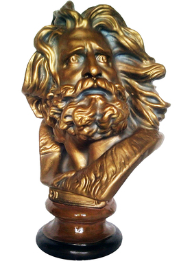 非石膏玻璃钢胸像半身像雕塑摆件