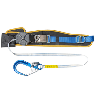 坎乐单腰速差式安全带高空作业防坠落套装工地户外施工电工保险带