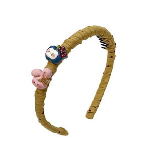 儿童秋冬发箍女童不勒头防滑头箍宝宝刘海碎发整理神器压发卡头饰