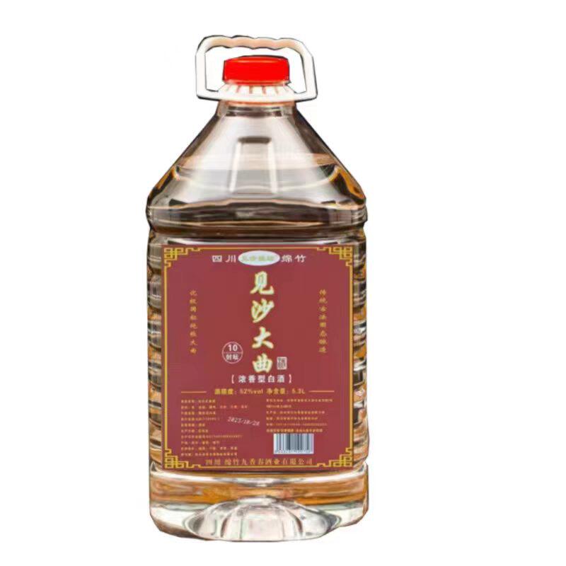 四川纯粮大曲浓香桶装52度5300ml