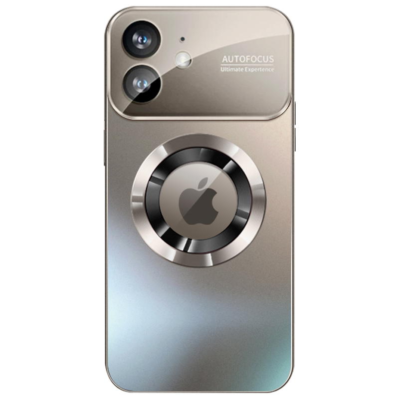 适用于苹果11手机壳新款磨砂玻璃iPhone11promax保护套软硅胶全包防摔11pro磁吸高级钛金色男女大视窗p镜头