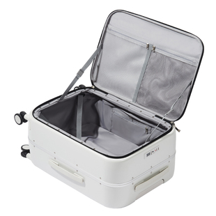 米熙新款铝框侧开盖行李箱女大容量20寸登机箱前开旅行拉杆箱男24