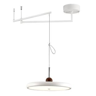 雷士照明未来光摇臂餐厅吊灯可移位护眼餐厅灯奶油中古风飞碟吊灯