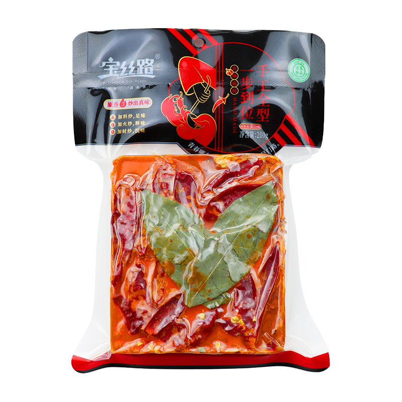 宝丝路手工全型牛油火锅底料200g