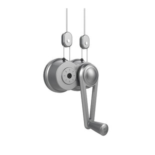 郁金香 晾衣架升降配件通用手摇器动滑轮双杆手柄阳台衣架把手