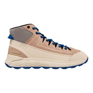 GEOX杰欧适2025秋冬男鞋时尚撞色拼色高帮运动鞋男休闲鞋