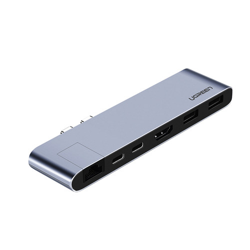 绿联typec扩展坞拓展usb转接头雷电3转hdmi网线转接口mac笔记本配件macbookpro/air拓展坞通用电脑转换器