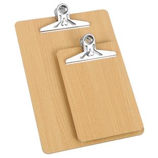 3个文件夹A4木板夹板垫板文具资料夹A5多功能菜单写字板学生书写垫写板木质夹纸板夹子办公用品批发