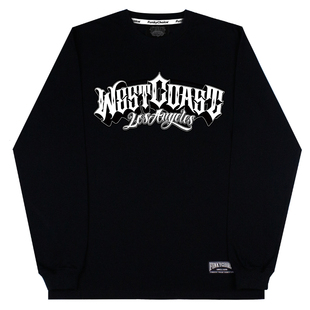 FunkyChoice美式奇卡诺字母印花chicano复古匪帮街头男女街舞打底