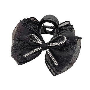 显发量多的头饰时尚气质港风复古流苏小众抓夹后脑勺花苞珠珠发夹