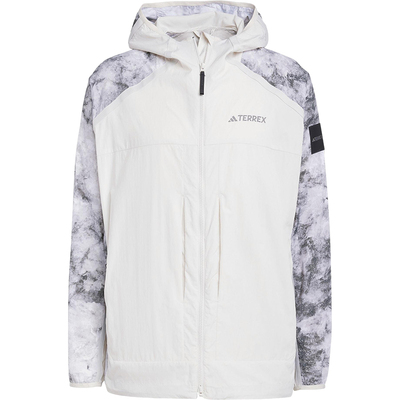 Adidas/阿迪达斯正品2025春秋款男士户外拼接连帽外套JD5838