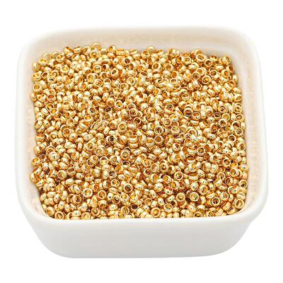 保色14K18K包金定位管定位珠diy