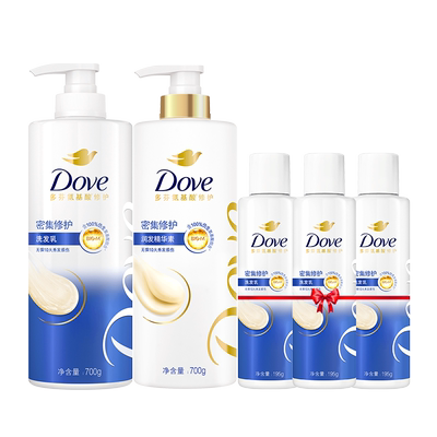 多芬原生蛋白修护系列深层修护丝感柔顺洗发乳洗发水强韧持久留香