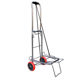 便携行李车可折叠手拉车拉货拉杆车 两轮购物手推车买菜车小拉车