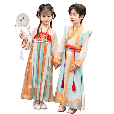 汉服男童女童古装2025新款唐装