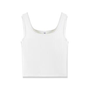 班尼路白色背心女吊带内搭2026新款夏外穿搭配衬衫紧身无袖上衣H