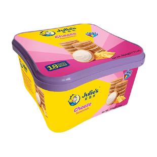 【进口】马来西亚茱蒂丝乳酪三明治夹心儿童休闲零食夹心饼干礼盒
