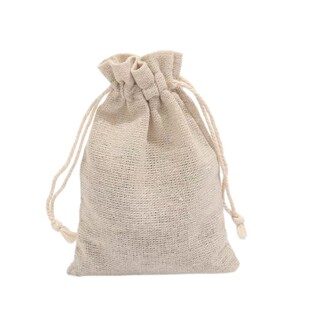 本色棉布袋抽绳束口袋防尘首饰袋香薰收纳棉布袋批发文玩袋小布袋