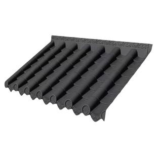 110*70cm中式仿古一体塑料防水雨棚屋檐房檐装饰门头仿小青瓦片