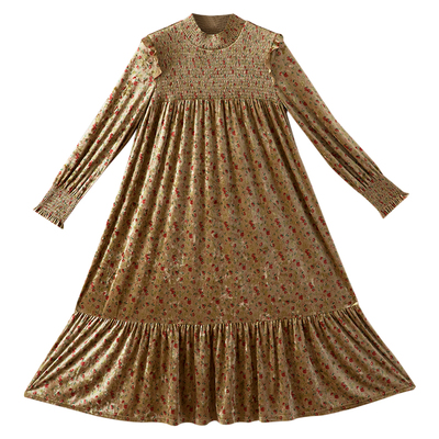 脸儿艺连衣裙高档顺滑宽松大摆