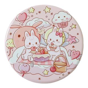 曲奇饼干包装盒可可脆片雪花酥罐圆形空铁盒5寸6寸烘焙千层蛋糕盒