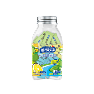 都市牧场无糖薄荷糖清口气清新凉维c含片糖果零食独立小包装大瓶
