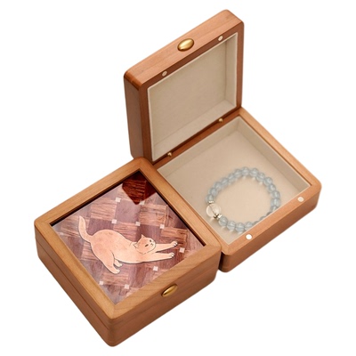 猫奴轻奢高档首饰收纳盒送闺蜜