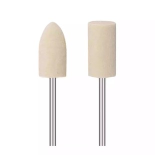 羊毛磨头抛光轮镜面抛光打磨玉石翡翠打磨头羊毛轮抛光头打磨神器