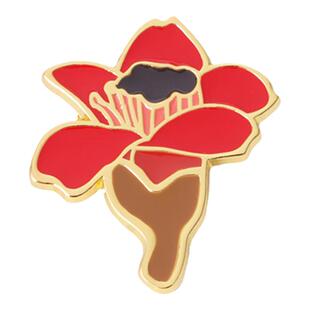 海洛迪徽章一路生花木棉花攀枝花广州市花城市文创金属胸针冰箱贴