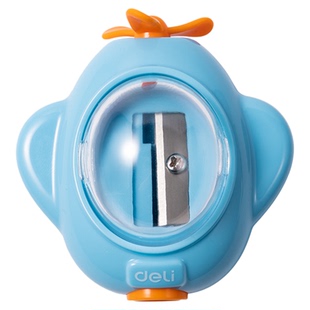 得力卷笔刀小潜艇削笔刀小学生专用手动男女孩可爱转笔刀高颜值小型铅笔削笔器幼儿园儿童用刨笔机迷你铅笔刀