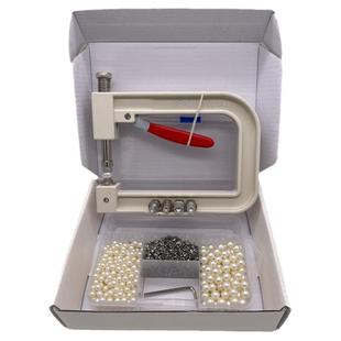 新款钉珠机器订珠子机 四爪扣衣服贴珠工具压扣机手工DIY配饰包邮