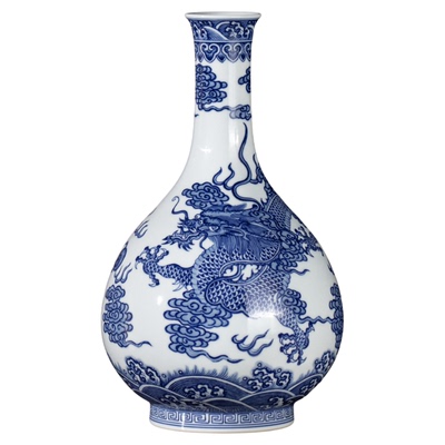 景德镇宁封窑仿乾隆陶瓷书房摆件