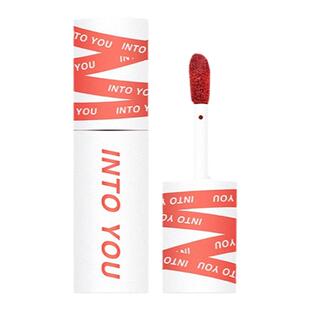 烤番茄色好显白！intoyou唇泥em06空气泥唇橘色系口红官方旗舰店