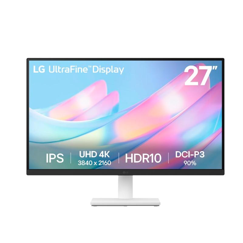 LG 27US500 4K显示屏超清高色域 专业设计办公款屏3边窄边框