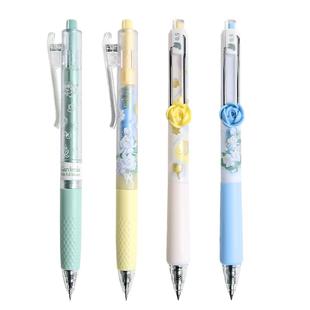 晨光栀子花开按动中性笔ST花香味夏日限定学生用考试刷题专用速干按动笔顺滑笔芯黑色小清新高颜值水笔女生款