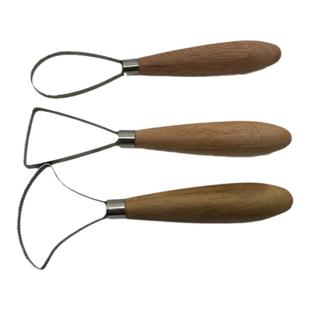 精选精雕油泥模型制作工具套工业油泥三角刮刀泥塑刮刀大号雕塑刀