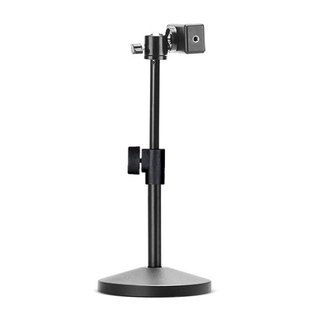 全金属底座云台升降多机位手机夹手机直播网红补光灯桌面圆盘支架