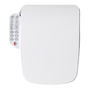 方形智能马桶盖即热式短小款全自动电动清洗加热方型坐便盖洁身器