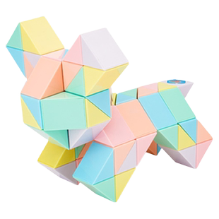 点盛马卡龙百变魔尺24段36节72幼儿园48磨齿1080小学生96儿童玩具