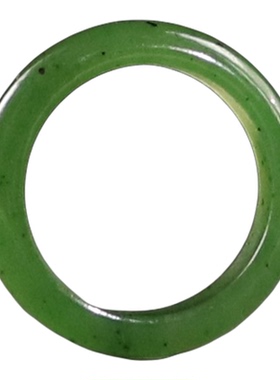 和田玉碧玉12号素面平安戒